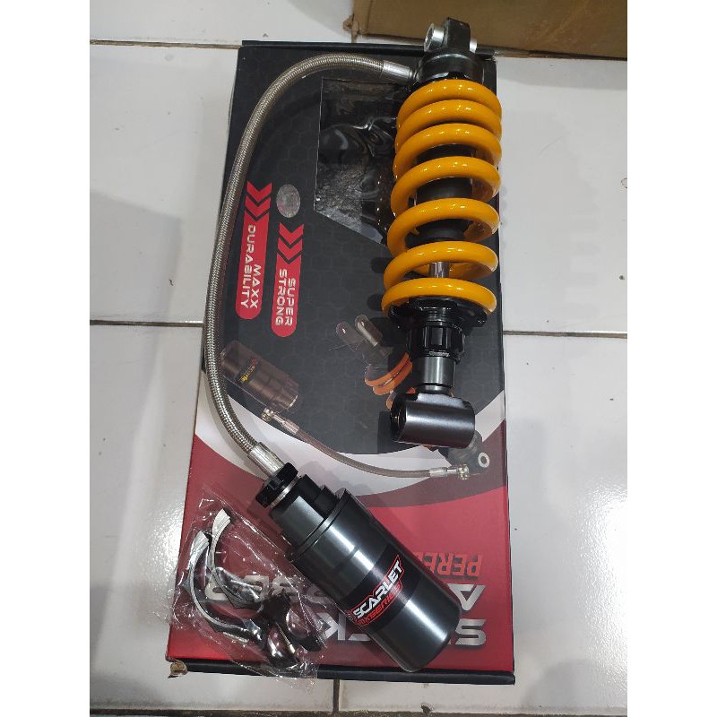 Jual Monoshock Shockbreaker Belakang Byson Tabung Pisah Scarlet Double