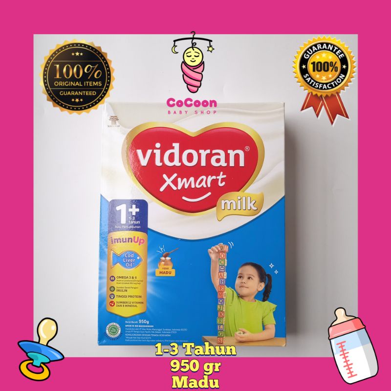 Jual Susu Formula Balita Vidoran 1 1 Xmart 1 3 Tahun Madu 950 Gr