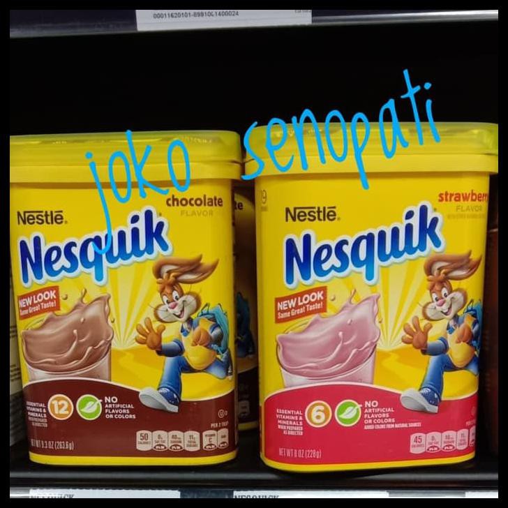 Jual Nesquick Chocolate Dan Strawberry 228Gram Shopee Indonesia