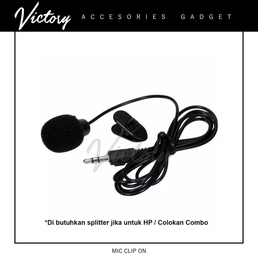 Jual Mic Clip On Youtuber Mm Vlogger Microphone Shopee Indonesia