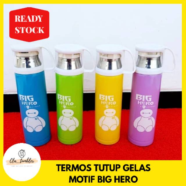 Jual Termos Tutup Gelas Unik Motif Big Hero Ml Tumbler Unik