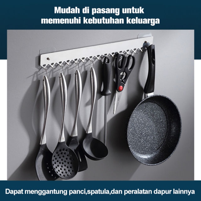 Jual Alat Gantung Dapur Stainless Gantungan Alat Masak Gantungan