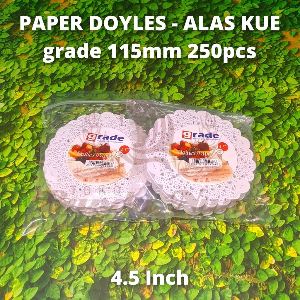 Jual Paper Doyleys Kertas Renda Bulat Putih Alas Kue Toples Dan