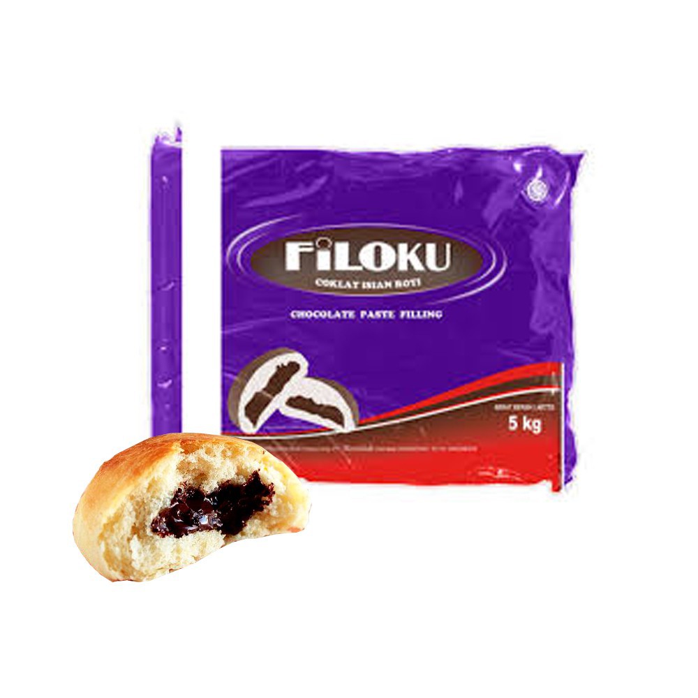 Jual Filoku Choco Filling Dark Chocolate Selai Coklat Isian Roti Bakpao