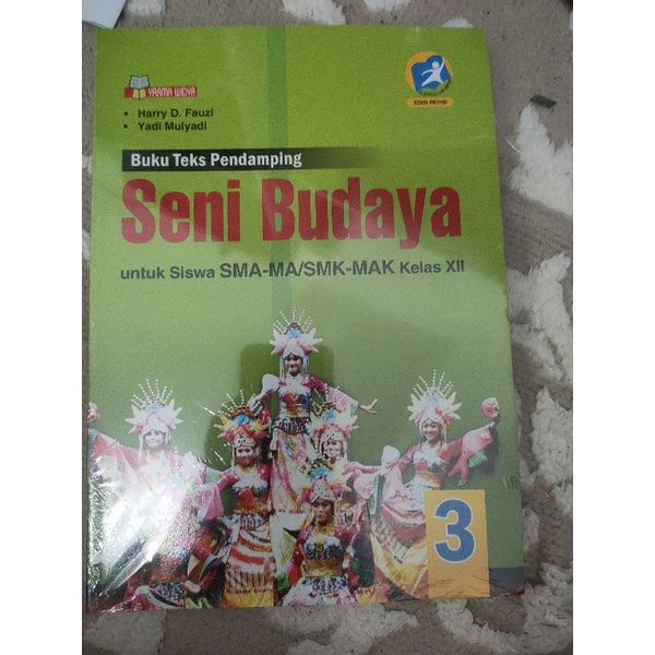 Jual Buku Paket Seken Seni Budaya Yrama Widya Kelas Sma Smk Kurikulum