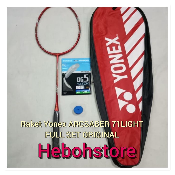 Jual DM Free Pasang SENAR Raket Badminton YONEX ARCSABER 71 LIGHT