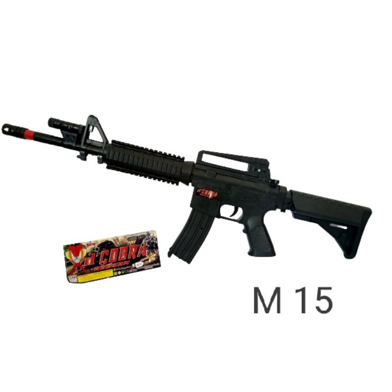 Jual Mainan Pistol Sniper Senjata Kokang Plastik Cobra M 15 Shopee