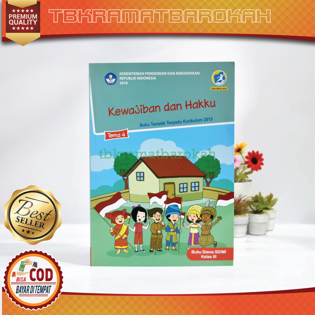 Jual Buku Tematik Buku Siswa Kelas Iii Sd Mi Tematik Terpadu Tema