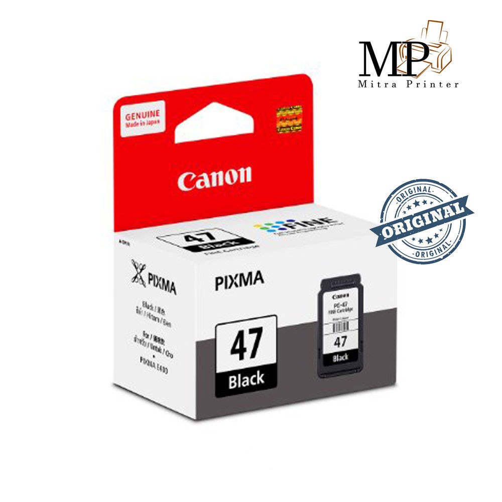 Jual Canon Original Ink Cartridge Pg Black Shopee Indonesia