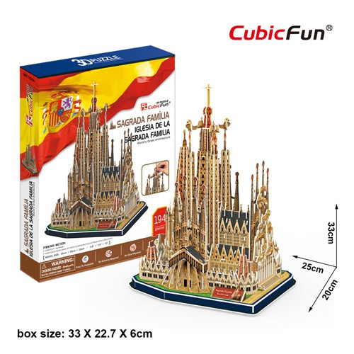 Jual Cubicfun D Puzzle Sagrada Familia Shopee Indonesia