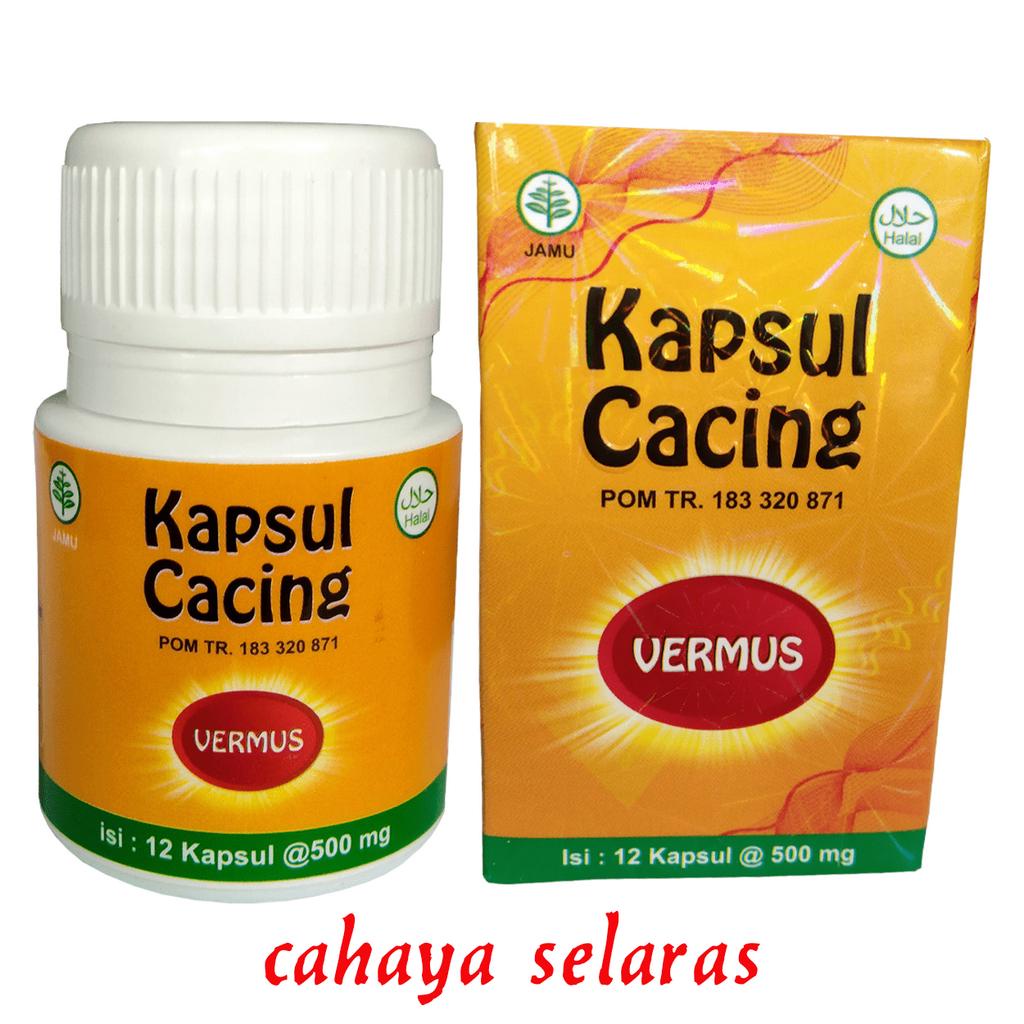 Jual Kapsul Cacing Vermus Isi Kapsul Penurun Demam Obat Tipes