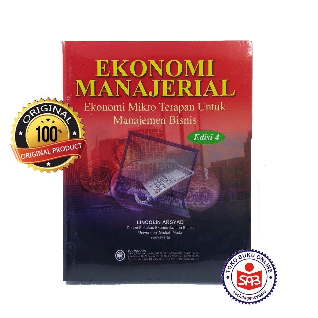 Jual Ekonomi Manajerial Ekonomi Mikro Terapan Lincolin Arsyad