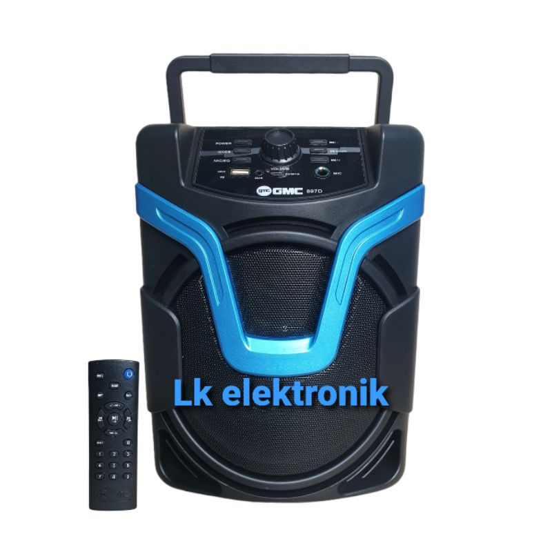 Jual Speaker Portable Gmc D Bluetooth Aux Usb Radio Extra Bass