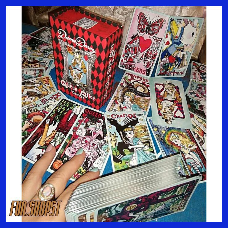 Jual Ready Queen Alice Tarot Dame Darcy Kartu Ramal In Wonderland