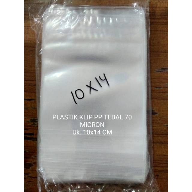 Jual Plastik Klip Pp Tebal Uk X Cm Tebal Micron Isi Lembar