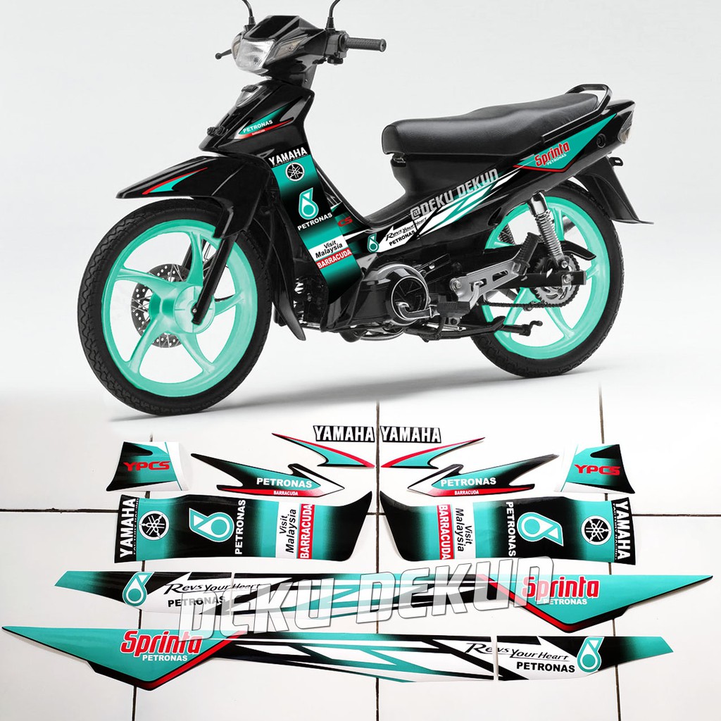 Jual Stiker Striping Fizr F1zr Petronas Tahan Vernis Full Set Kanan