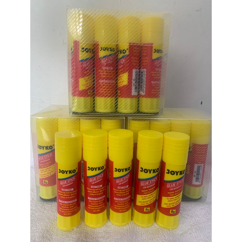 Jual Lem Glue Stik Lem Kertas Glue Stick Joyko Gr Gs Shopee