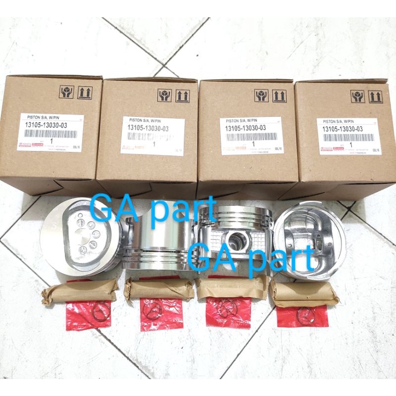 Jual Piston Seher Seker Assy Toyota Kijang 5k Harga 1set 4pc 13101