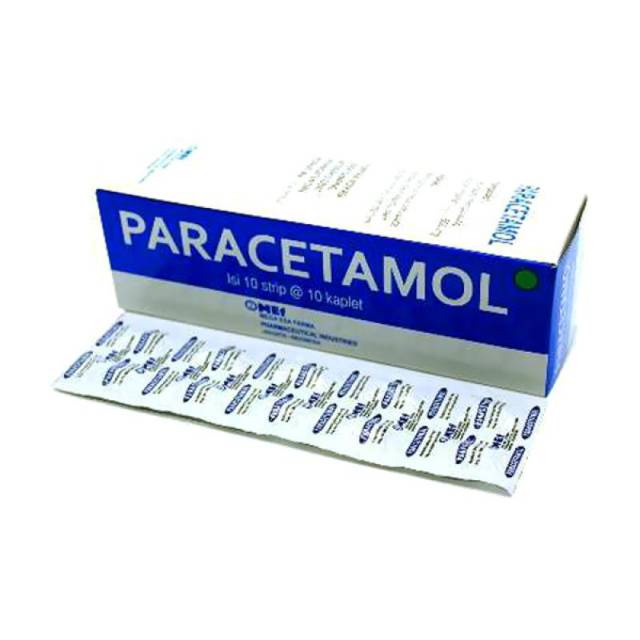 Jual Mef Paracetamol Kaplet Mg Strip Box Shopee Indonesia