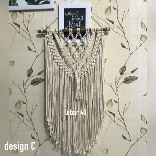 Jual Hiasan Dinding Macrame Makrame Wall Hanging Tali Rajut Shopee