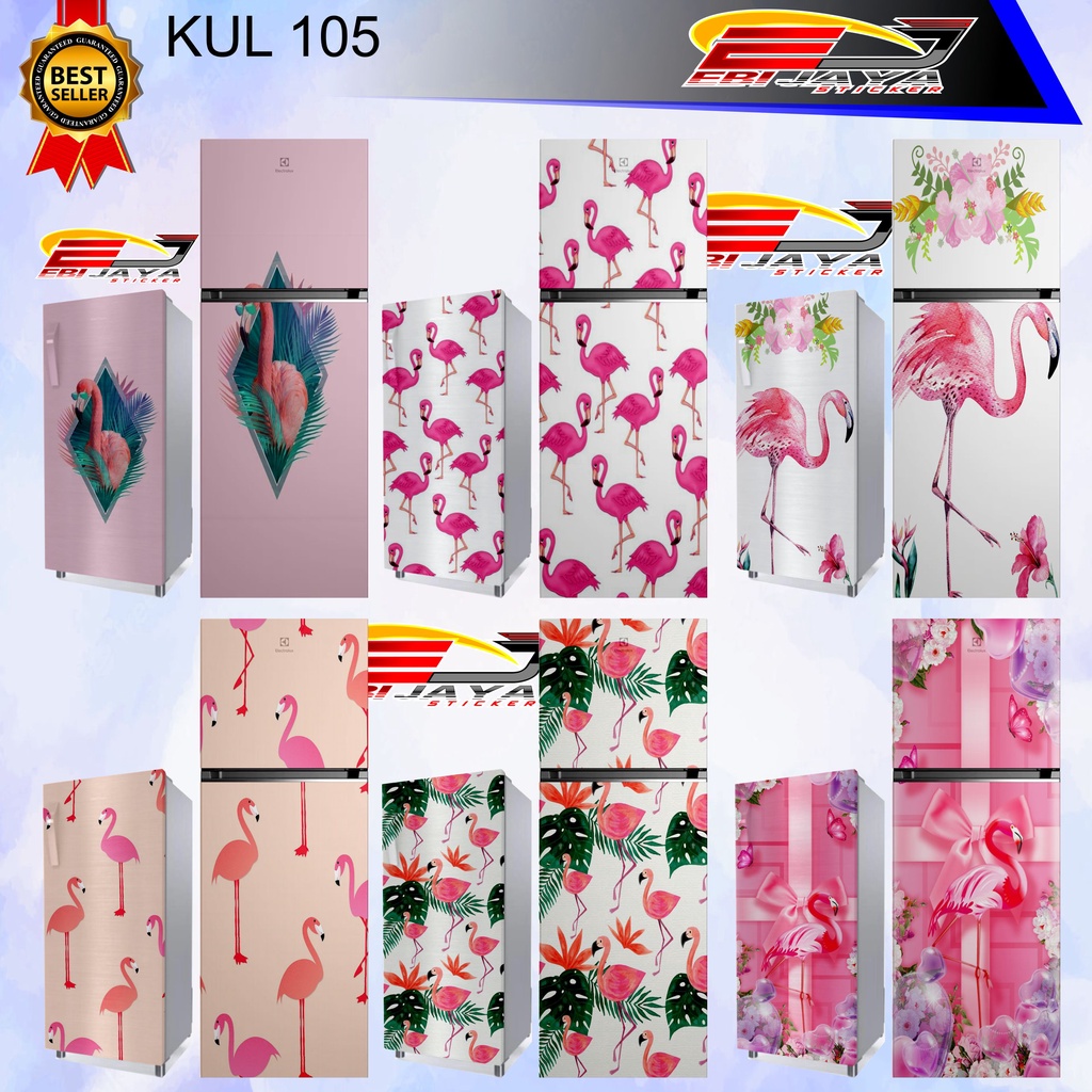 Jual STIKER KULKAS 1 PINTU DAN 2 PINTU KEKINIAN STIKER MAGICOM MODERN