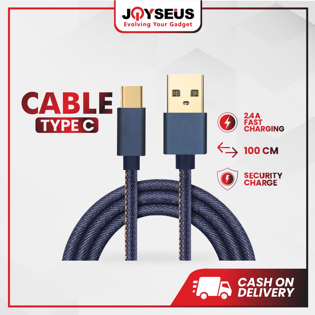 Jual Kabel Data Cable Data Type C Tipe C Usb Cm Joyseus Braided