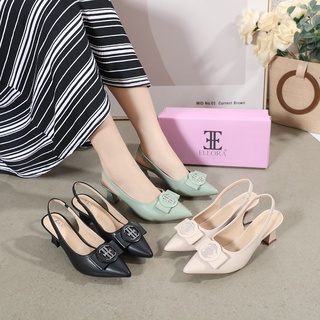 Jual Ellora Eb Sepatu Heels Wanita Kerja Slingback Import