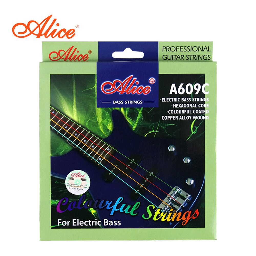 Jual Alice A609C Senar Bass Elektrik Warna Warni Colorful Electric