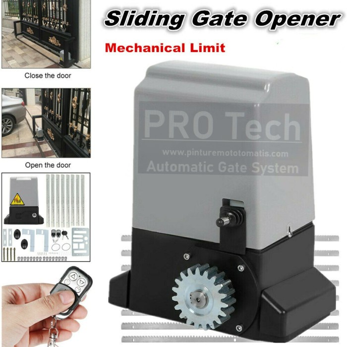 Jual Automatic Sliding Gate Kg Mesin Pintu Gerbang Otomatis Limit