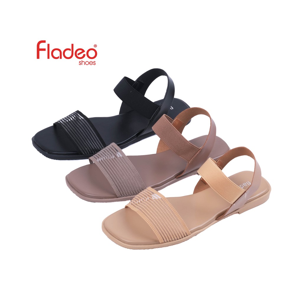 Jual Fladeo E21 LDT322 2RV Sandal Teplek Tali Wanita Strap Flat