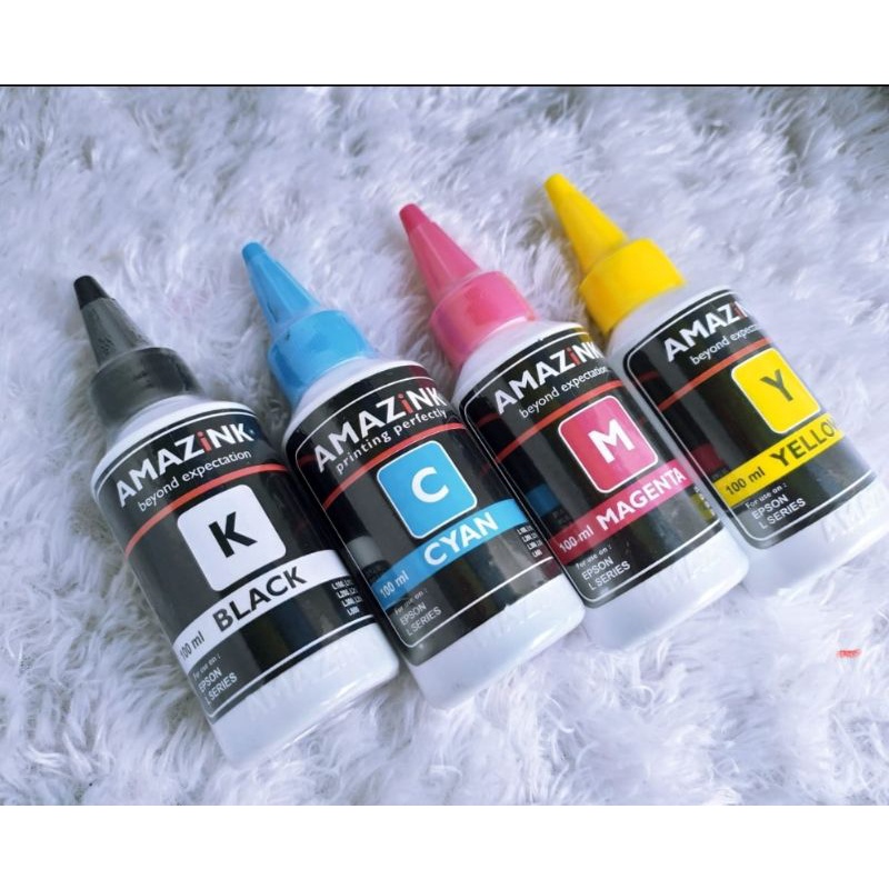 Jual Tinta Printer Epson L Series Amazink Set Cmyk Ml Shopee