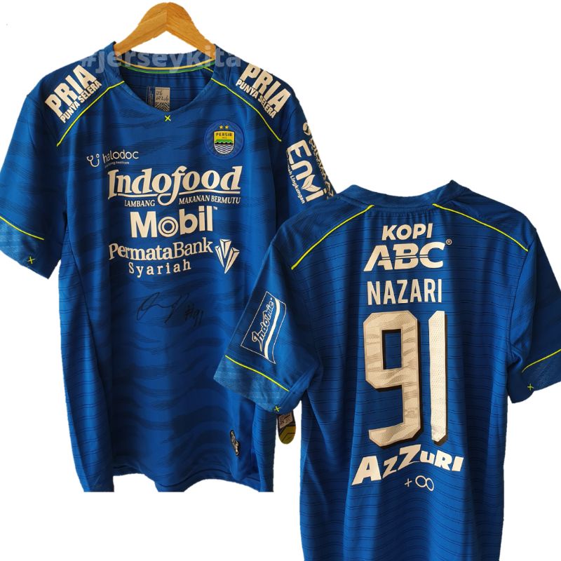 Jual Jersey Player Issue Home Persib Bandung Special Ttd Omid