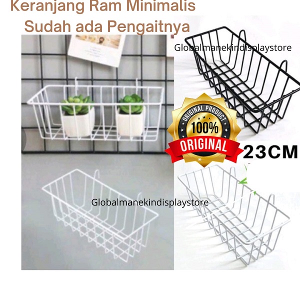 Jual Keranjang Ram Minimalis Rak Gantung Sudah Ada 2 Pengaitnya