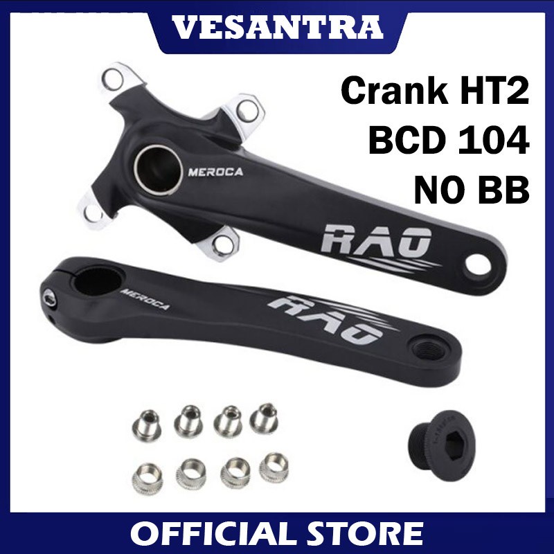 Jual Meroca Rao Crankset Tanpa Bb Ht Crank Set Hollowtech Bcd