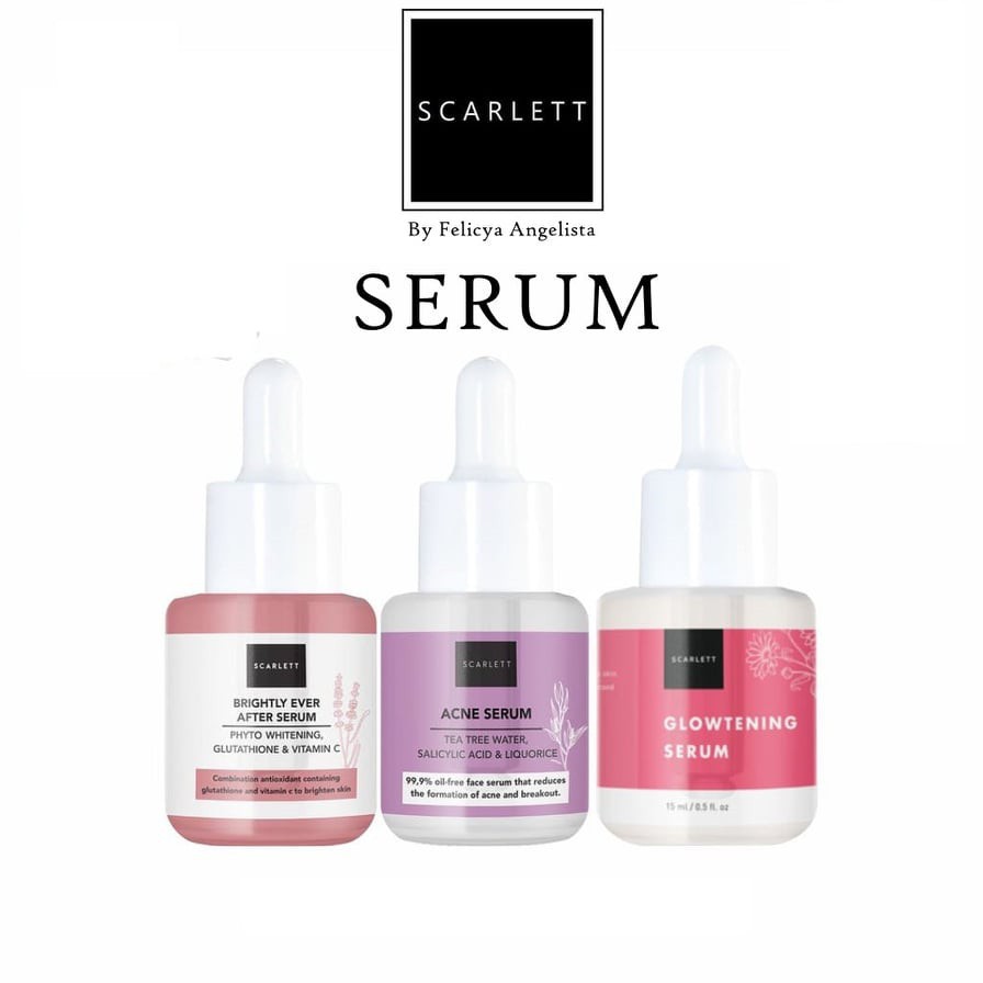 Jual SCARLETT WHITENING SERUM BRIGHTLY EVER SERUM ACNE SCARLETT