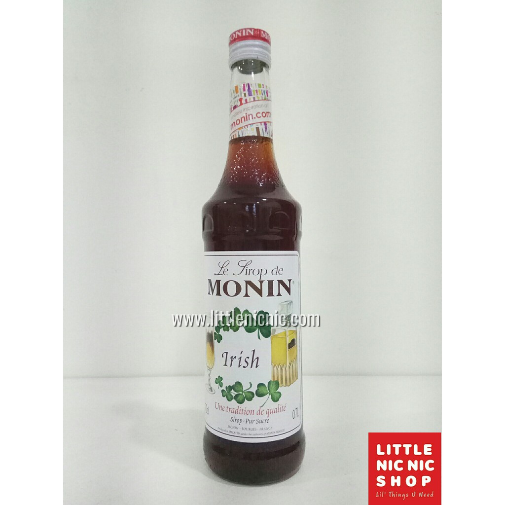 Jual Monin Irish Flavoured Syrup Ml Sirup Rasa Minuman Cafe Shopee