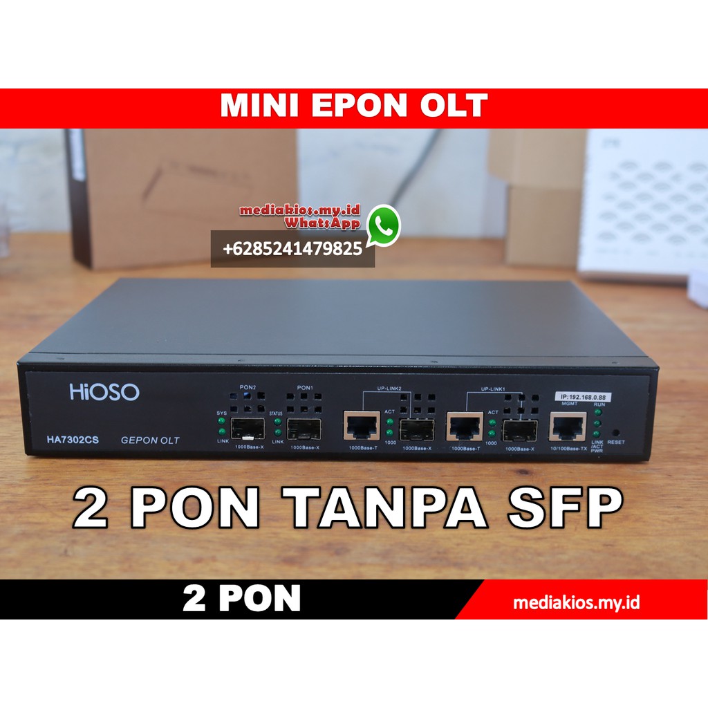 Jual Hioso Mini Epon Olt Tanpa Sfp Shopee Indonesia