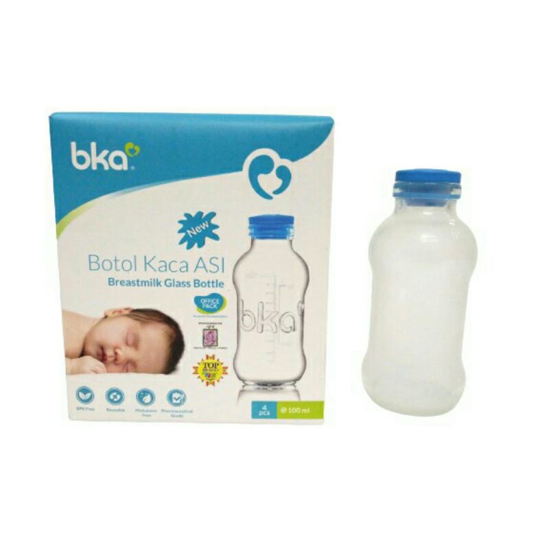 Jual Bka Botol Kaca Asi Tempat Simpan Asi Ml Isi Pcs Shopee Indonesia