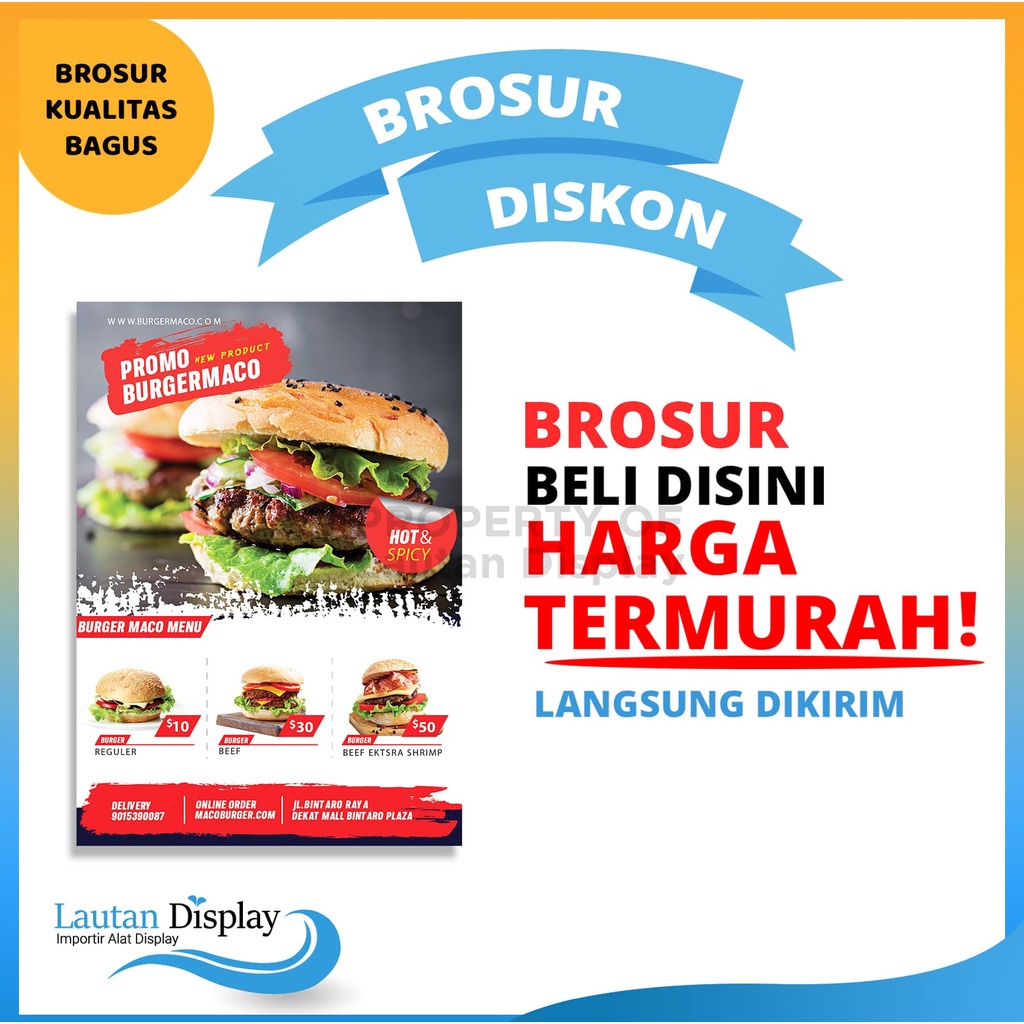 Jual Cetak Brosur A A A Cetak Flyer Print Brosur Promosi Leaflet