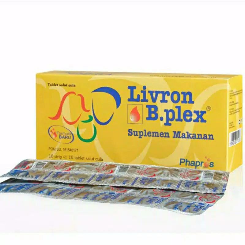 Jual Livron B Plex Tambah Darah Anemia Multivitamin B Kompleks