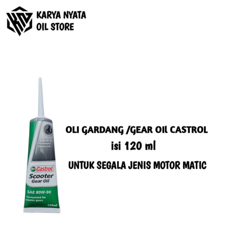 Jual Castrol Scoter Gear Oil Oli Transmisi Motor Oli Gardang Original