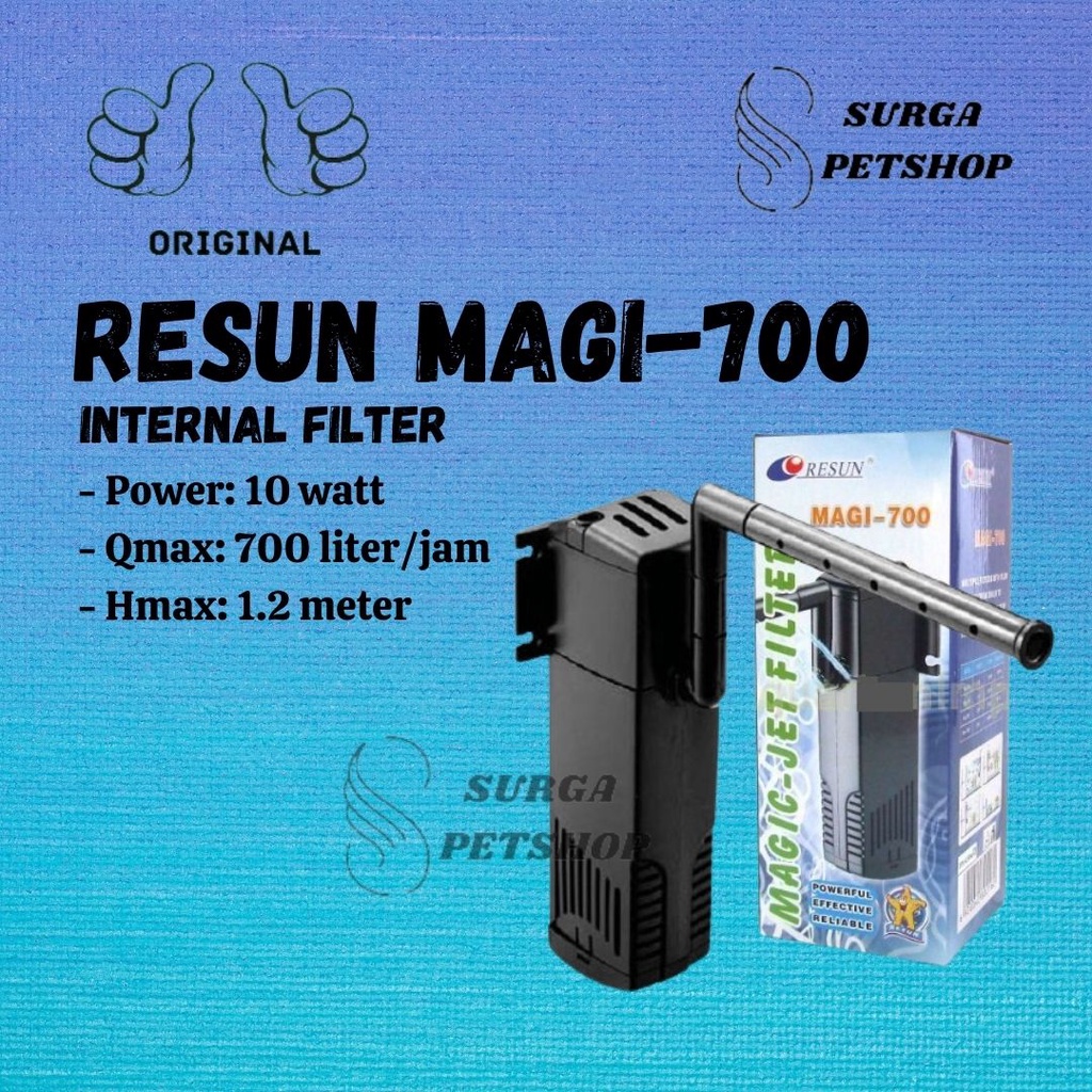 Jual RESUN MAGI 700 MAGI700 Pompa Internal Filter Magic Jet Power