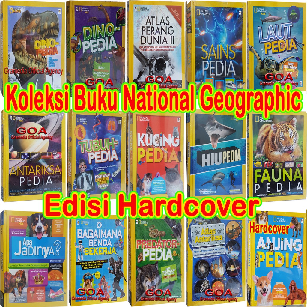 Jual Buku National Geographic Lengkap Seri Ensiklopedia Hardcover