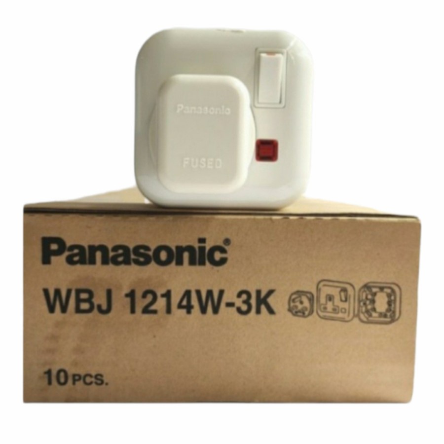 Jual PANASONIC STOP KONTAK AC SET WBJ1214W STEKER AC WEJ9111W INBOW