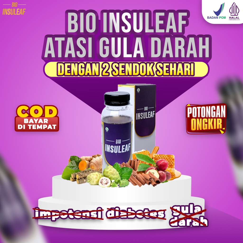 Jual Bio Insuleaf Herbal Atasi Diabetes Shopee Indonesia