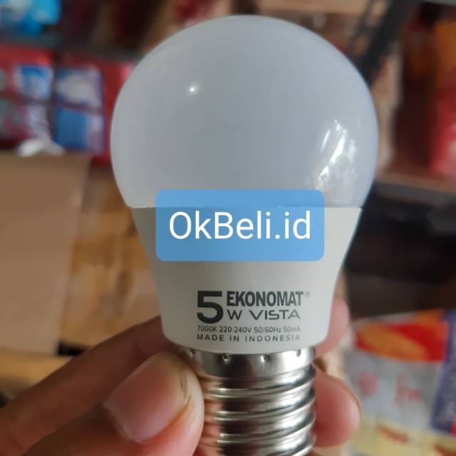 Jual Lampu LED 5 Watt Ekonomat Vista Shopee Indonesia