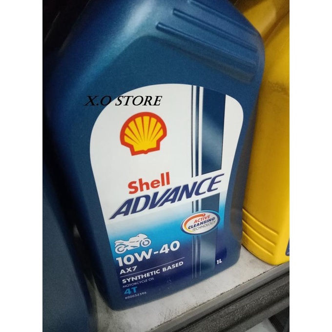 Jual Oli Mesin Shell Advance AX7 4T 10W 40 4T 1 Liter 1 L Timoxo Ayo