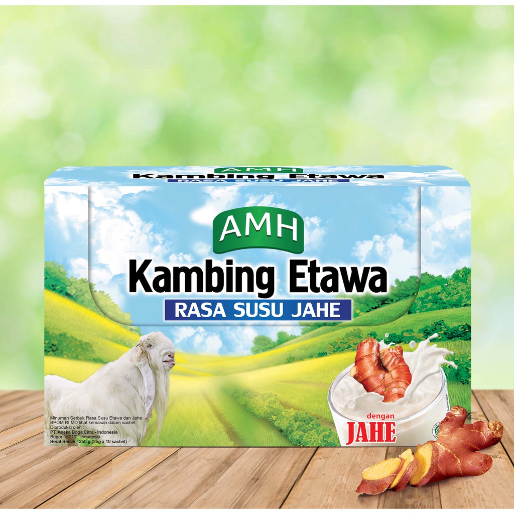 Jual Susu Kambing Etawa AMH Harga Box Isi 10 Sachet AMH Kambing