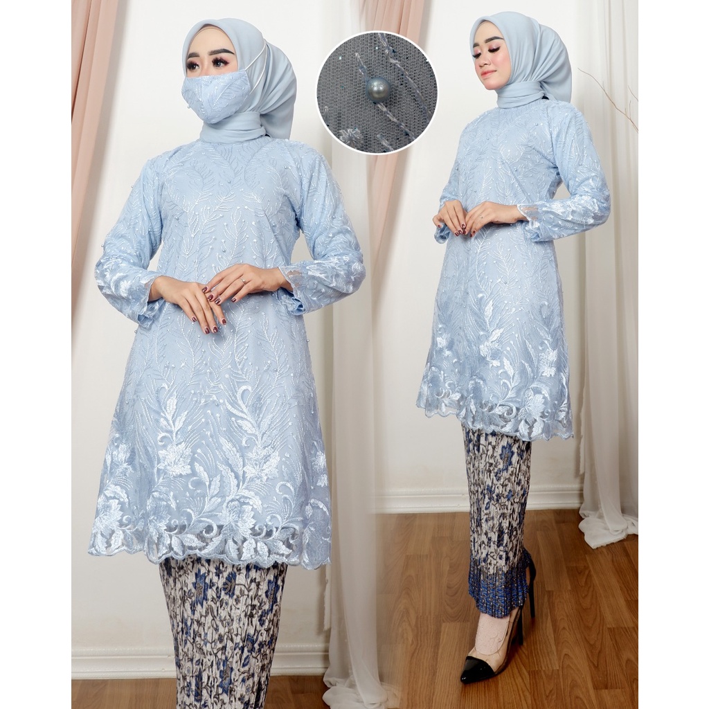 Jual Setelan Outfit Kebaya Modern Setelan Kebaya Brukat Jumbo Baju