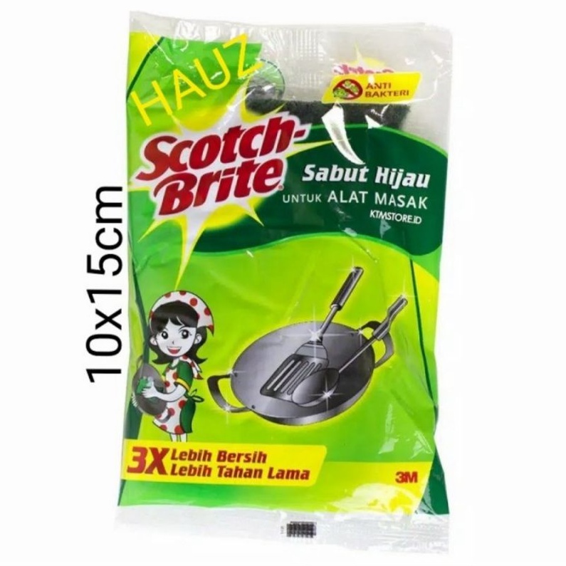 Jual Scotch Brite 3M Sabut Cuci Piring Hijau Sabut Pad Cuci Shopee